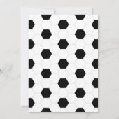 サッカーパーティの招待状 |女子サッカー招待状 招待状 (裏面)