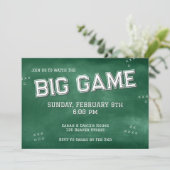 サッカーパーティの招待状 招待状 (スタンド正面)