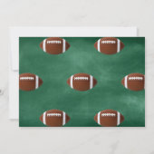 サッカーパーティの招待状 招待状 (裏面)