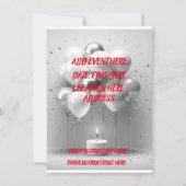 サッカーパーティーのお祝い:楽しいパーティーをキックオフしよう! 招待状 (裏面)