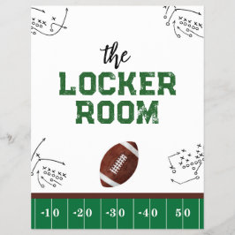 サッカーパーティーの一年目の看板 チラシ