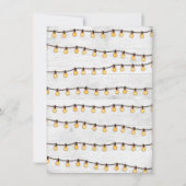 サッカーパーティーアットホームまたはテールゲートベビーQシャワー 招待状 (裏面)