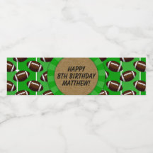 サッカーパーティーウォーターボトルラベル