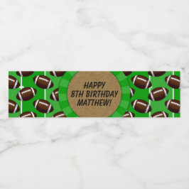 サッカーパーティーウォーターボトルラベル ペットボトルラベル