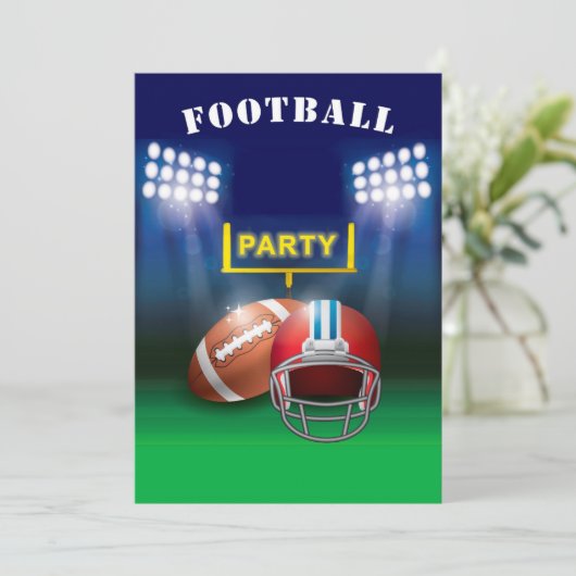 サッカーパーティーグリディロンアップライトアンドフィールド 招待状 (スタンド正面)