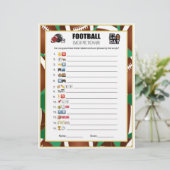 サッカーパーティーゲーム絵文字 レターヘッド (スタンド正面)