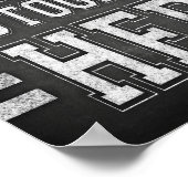 サッカーパーティーサインプリント ポスター (角)