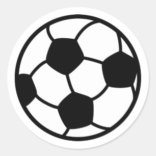 サッカーパーティーシール、誕生日シール ラウンドシール