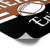 サッカーパーティースイートド楽しむロート！サインプリント ポスター (角)