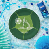 サッカーパーティースポーツゲーム日投球任意の年齢誕生日 ペーパープレート (パーティー)