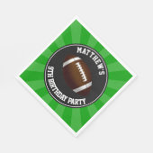 サッカーパーティースポーツ誕生日 スタンダードランチョンナプキン (角)