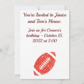 サッカーパーティーテールゲートサプライズマルーン金ゴールド セーブザデート (裏面)