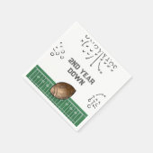 サッカーパーティープレート |サッカー紙プレート スタンダードカクテルナプキン (角)