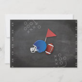 サッカーパーティー招待状フォト誕生日発掘 招待状 (裏面)