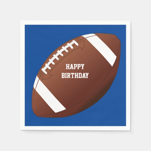 サッカーパーティー紙ナプキンス スタンダードカクテルナプキン (正面)