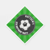 サッカーパーティー紙ランチョンナプキンズ スタンダードランチョンナプキン (角)