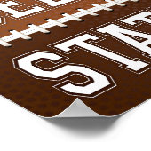 サッカーパーティー自撮ステーションサインプリント ポスター (角)