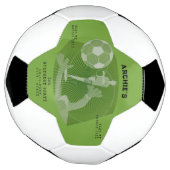 サッカーパーティー試合日ピッチ誕生日パーティー サッカーボール (回転)