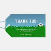 サッカーパーティー ギフトタグ (裏面横)