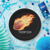 サッカーパーティー パーソナライズされた ペーパープレート (パーティー)