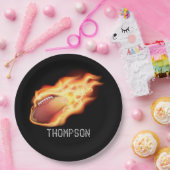 サッカーパーティー パーソナライズされた ペーパープレート (パーティー)