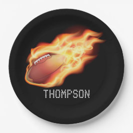 サッカーパーティー パーソナライズされた ペーパープレート