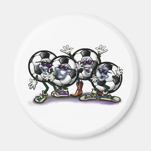 サッカーパーティー マグネット (正面)