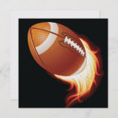 サッカーパーティー 招待状 (正面/裏面)