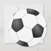 サッカーパーティー 招待状 (裏面)