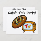 サッカーパーティーby SRF 招待状 (正面/裏面)