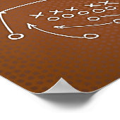 サッカーパーティーPLAYBOOKサインプリント ポスター (角)