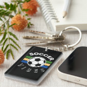 サッカービア キーホルダー (正面右)