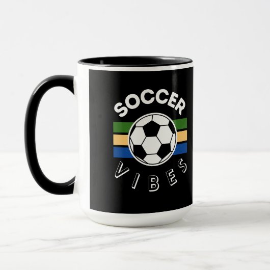 サッカービア マグカップ (左)