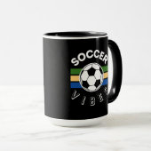 サッカービア マグカップ (正面右)