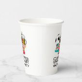 サッカービールピザサッカー時計パーティー 紙コップ (右)