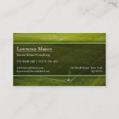 サッカーピッチ – サッカースクールコーチビジネスカード 名刺 (裏面)