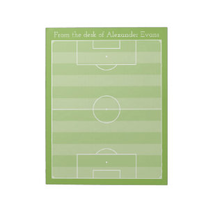 サッカーピッチ ノートパッド
