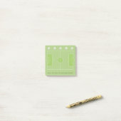 サッカーピッチ ポストイット (デスク上)