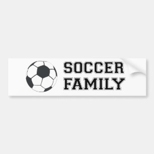 サッカーファミリー バンパーステッカー