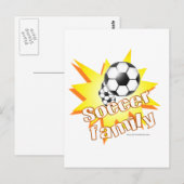 サッカーファミリー ポストカード (正面/裏面)