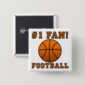 サッカーファンおもしろいボタンなしバッジピン 缶バッジ (正面&裏面)