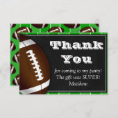 サッカーファンのためのサッカーサンキューカード サンキューカード (正面/裏面)