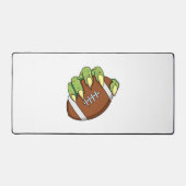 サッカーファンのためのサッカーハロウィーンデザイン デスクマット (正面)