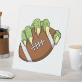 サッカーファンのためのサッカーハロウィーンデザイン 台座サイン (インサイチュ)