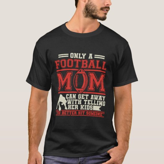 サッカーファンのためのサッカーママ Tシャツ (正面)