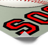 サッカーファンはポスタおもしろいーではないサイン ポスター (角)