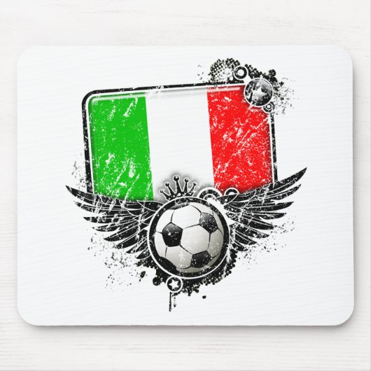 サッカーファンイタリア マウスパッド (正面)