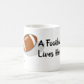 サッカーファンスポーツチームマンケーブ コーヒーマグカップ (中央)