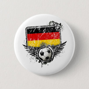 サッカーファンドイツ 缶バッジ