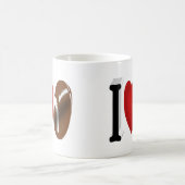 サッカーファンハーフ文字コーヒーマグ コーヒーマグカップ (中央)